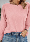 PRETTYGARDEN Women's Spring Fashion T Shirts Puff Long Sleeve Crewneck Casual Basic Tee Tops Blouses