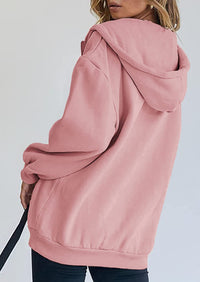 Long Sleeve Zip Up Y2K Hoodies With Pockets