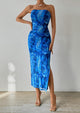 Summer Strapless Maxi Bodycon Dresses