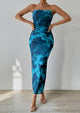 Summer Strapless Maxi Bodycon Dresses