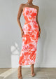Summer Strapless Maxi Bodycon Dresses
