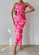 Summer Strapless Maxi Bodycon Dresses