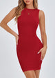 Sleeveless Bodycon Casual Mini Dress