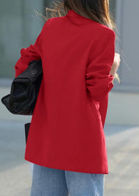 PRETTYGARDEN Fall Blazers for Women Business Casual Long Sleeve Lapel Pockets Dressy Suit Jackets Work Office Clothes
