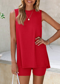 Lounge Shorts Loungewear Outfits 2 Piece Sets
