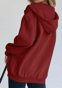 Long Sleeve Zip Up Y2K Hoodies With Pockets