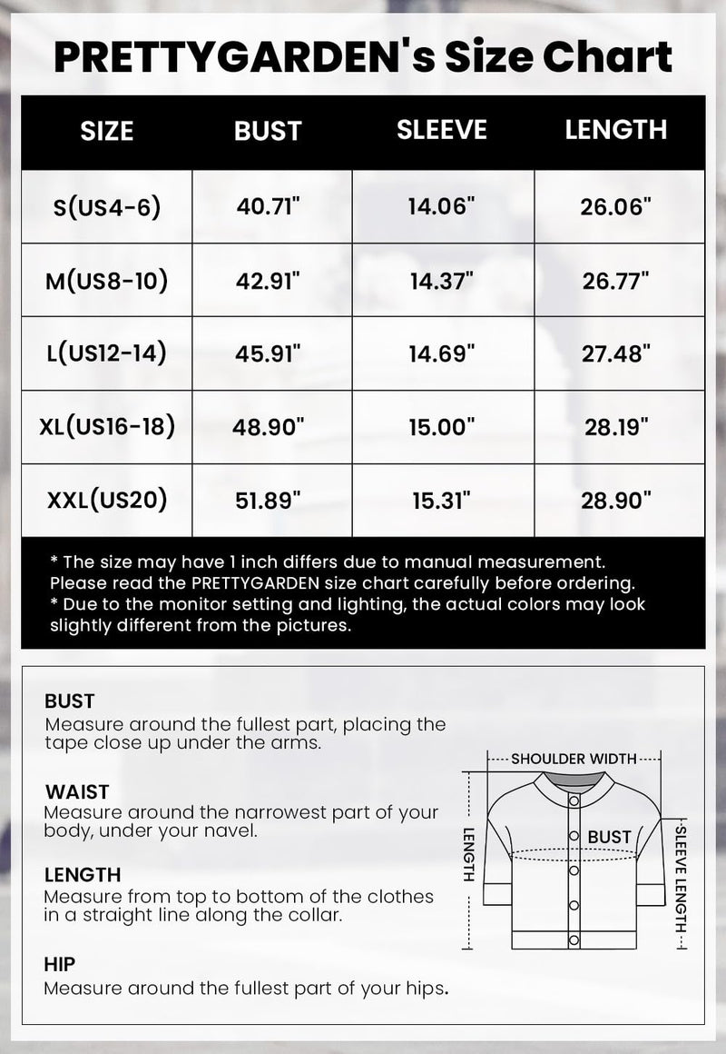 PRETTYGARDEN Women's Summer Short Sleeve Tops 2025 Dressy Casual Buttons V Neck Hollow Out Lace Embroidered Blouses Shirts