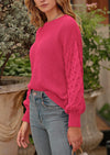 PRETTYGARDEN Women's Fall Pullover Sweater Casual Long Sleeve Loose Chunky Knit Tops Blouse Winter Fashion Clothing