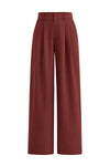 PRETTYGARDEN Women's Summer Elastic High Waisted Work Pants Straight Leg Dressy Business Casual Trousers Slacks Pockets