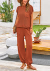 PRETTYGARDEN Womens Two Piece Outfits Sweater Sets Knit Pullover Tops And High Waisted Pants Matching Tracksuit Sweatsuit Set