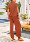 PRETTYGARDEN Womens Two Piece Outfits Sweater Sets Knit Pullover Tops And High Waisted Pants Matching Tracksuit Sweatsuit Set