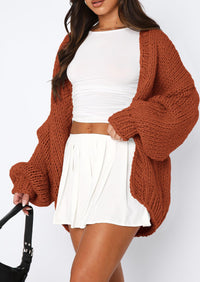 PRETTYGARDEN Cardigan Sweaters for Women Trendy Fall Fashion Long Sleeve Chunky Knit Cardigans Winter Clothing Outfits