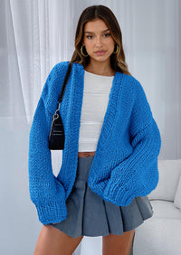 PRETTYGARDEN Cardigan Sweaters for Women Trendy Fall Fashion Long Sleeve Chunky Knit Cardigans Winter Clothing Outfits