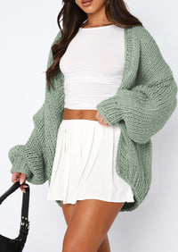 PRETTYGARDEN Cardigan Sweaters for Women Trendy Fall Fashion Long Sleeve Chunky Knit Cardigans Winter Clothing Outfits