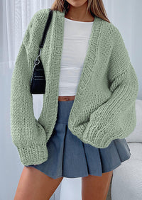 PRETTYGARDEN Cardigan Sweaters for Women Trendy Fall Fashion Long Sleeve Chunky Knit Cardigans Winter Clothing Outfits