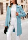 PRETTYGARDEN Women's Spring Fall Long Blazer Jackets Long Sleeve Lapel Pockets Loose Fit Work Casual Blazers Outerwear