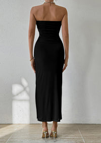 Summer Strapless Maxi Bodycon Dresses