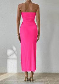 Summer Strapless Maxi Bodycon Dresses