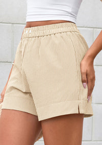 Striped Casual Beach Shorts