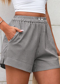 Striped Casual Beach Shorts
