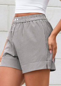 Striped Casual Beach Shorts
