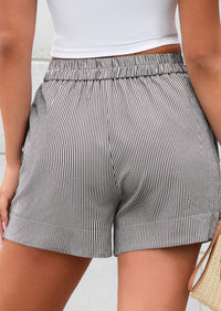 Striped Casual Beach Shorts