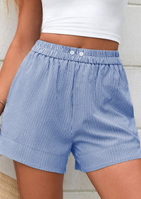 Striped Casual Beach Shorts