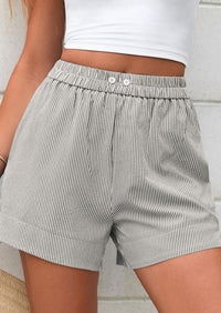 Striped Casual Beach Shorts