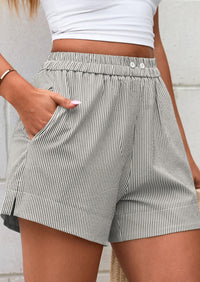 Striped Casual Beach Shorts