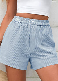 Striped Casual Beach Shorts
