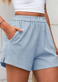 Striped Casual Beach Shorts