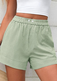 Striped Casual Beach Shorts