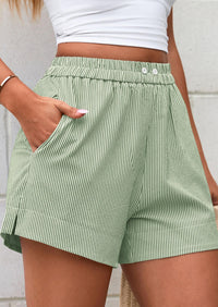Striped Casual Beach Shorts