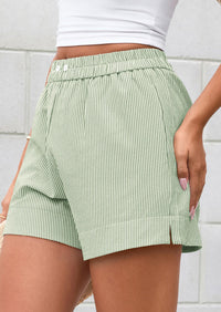 Striped Casual Beach Shorts