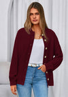 PRETTYGARDEN Women's Winter Cardigan Sweaters Trendy Chunky Knit Long Sleeve Button Up Casual Warm Fall Jackets Coats