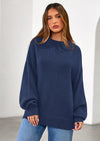 PRETTYGARDEN Womens Sweaters Fall Trendy Casual Crewneck Long Sleeve Cozy Knit Pullover Sweater Tops Winter Clothing