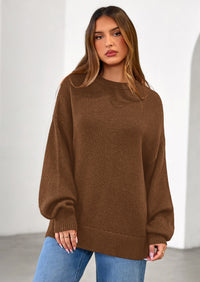 PRETTYGARDEN Womens Sweaters Fall Trendy Casual Crewneck Long Sleeve Cozy Knit Pullover Sweater Tops Winter Clothing