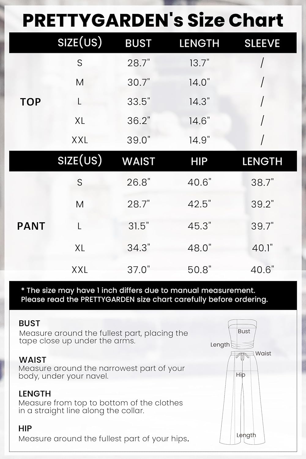 Casual Ribbed Knit Crop Tube Top Wide Leg Pants Two Piece Sets
