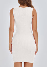 Sleeveless Bodycon Casual Mini Dress