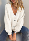 PRETTYGARDEN Cardigan Sweaters for Women Trendy Fall Long Sleeve Button Down Oversized Chunky Knit Sweater Outerwear