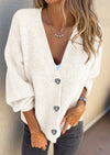 PRETTYGARDEN Cardigan Sweaters for Women Trendy Fall Long Sleeve Button Down Oversized Chunky Knit Sweater Outerwear