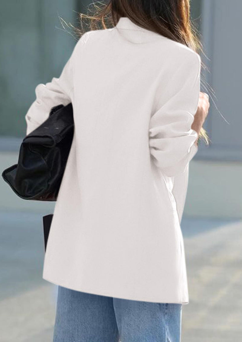 PRETTYGARDEN Fall Blazers for Women Business Casual Long Sleeve Lapel Pockets Dressy Suit Jackets Work Office Clothes