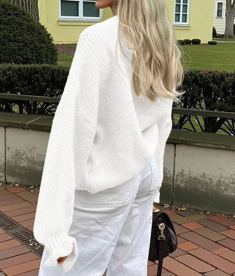 PRETTYGARDEN Womens Cropped Cardigans Trendy PRETTYGARDEN Long Sleeve Cropped Sweaters for Women Ruffle Oversized CardiganRuffle Open Front Chunky Knit Sweater Oversized Button Down Fall Clothes PRETTYGARDEN