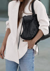 PRETTYGARDEN Fall Blazers for Women Business Casual Long Sleeve Lapel Pockets Dressy Suit Jackets Work Office Clothes