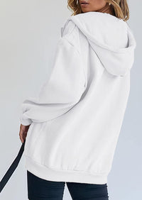 Long Sleeve Zip Up Y2K Hoodies With Pockets