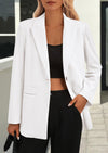 PRETTYGARDEN Women's Winter Corduroy Blazers Jackets Dressy Casual Ribbed Long Sleeve Lapel Fashion Work Business Outerwear