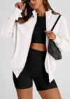 PRETTYGARDEN Women's Spring Fall Fashion Full Zip Up Sweatshirt Long Sleeve Loose Fit Trendy Casual Jacket with Pockets