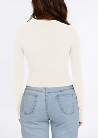 Long Sleeve Crop Tops Y2K Fashion Clothes Basic Slim Fit Blouses