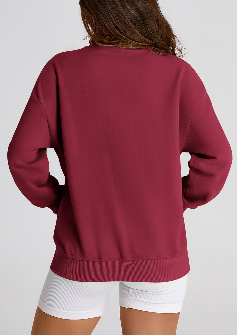 PRETTYGARDEN Women's Spring Fall Fashion Full Zip Up Sweatshirt Long Sleeve Loose Fit Trendy Casual Jacket with Pockets