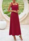 PRETTYGARDEN Skirt Sets Women 2 Piece Outfits Summer Casual Knit Tank Tops Flowy Midi Skirts Matching Vacation Clothes